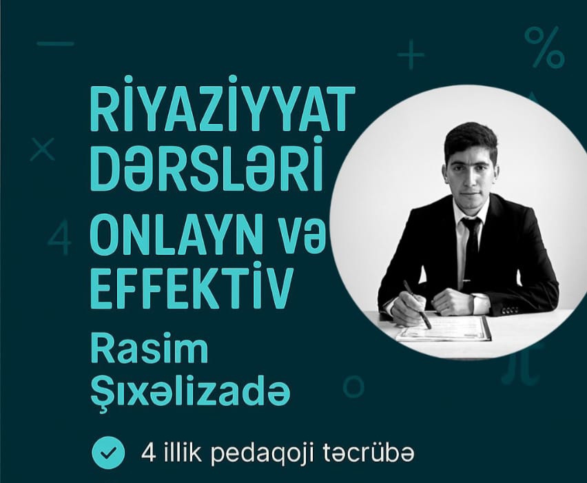 Riyaziyyat XI sinif Buraxılış imtahanı